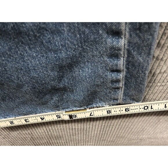 Old Navy Unisex Denim Jeans Size 14 Baggy Wide Leg Built In Tough Cargo Pocket - Picture 12 of 16